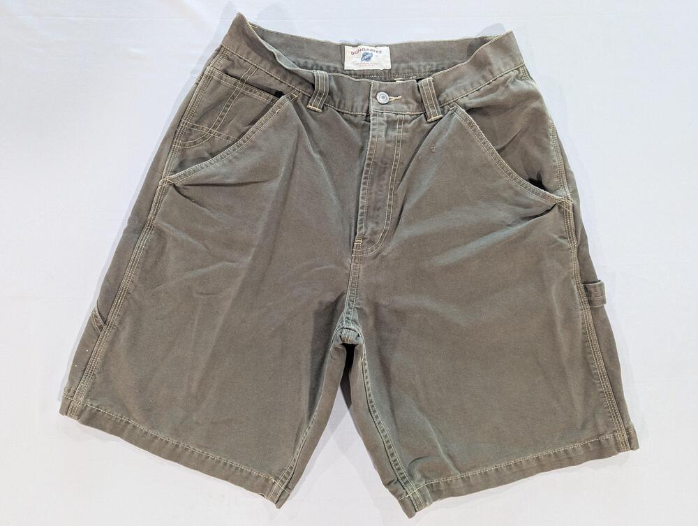 American Eagle Outfitters Shorts Mens 31 Green Canvas Cargo Workwear 9 Inseam